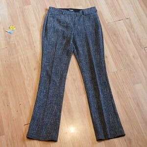 Express Lined Stretch Gray Tweed Columnist Barely Boot Mid-rise Pants Size 4R